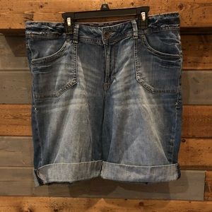 Denim shorts size 16